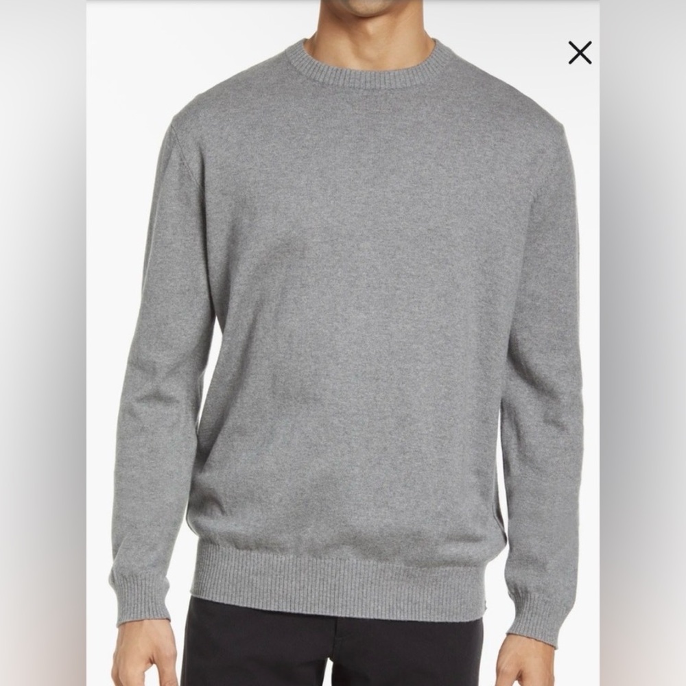 Vuori Fluent Men’s Cashmere Cotton Sweater Size Medium